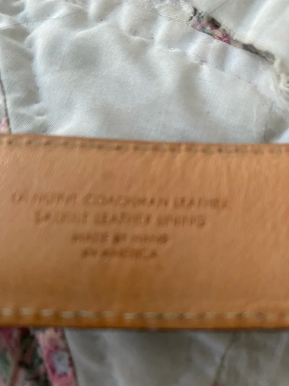 MARTIN DINGMAN LEATHER BELT
